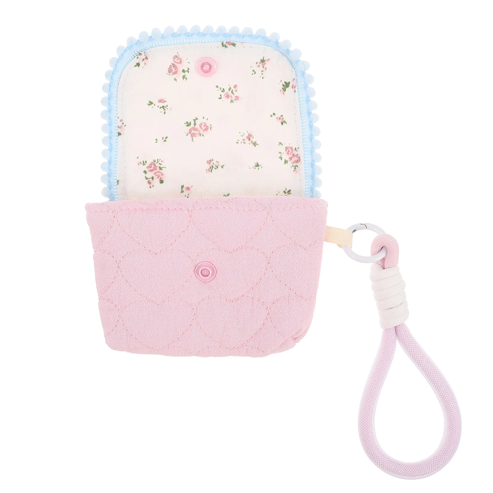 Portable Camera Storage Bag Small Travel Cotton Floral Protective Organizer Shockproof Case Compact Design for Outdoor