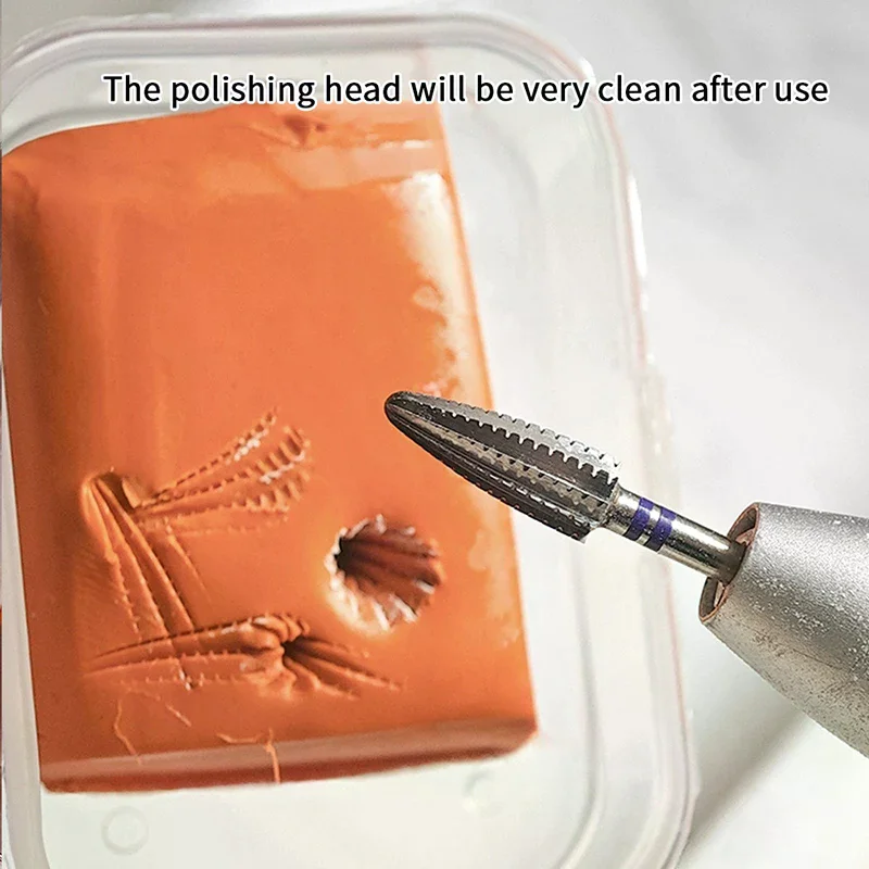Punte da trapano elettriche per unghie Pulizia fango con scatola antipolvere Taglierina per manicure portatile Detergente Spazzola per polvere Strumenti puliti rapidamente