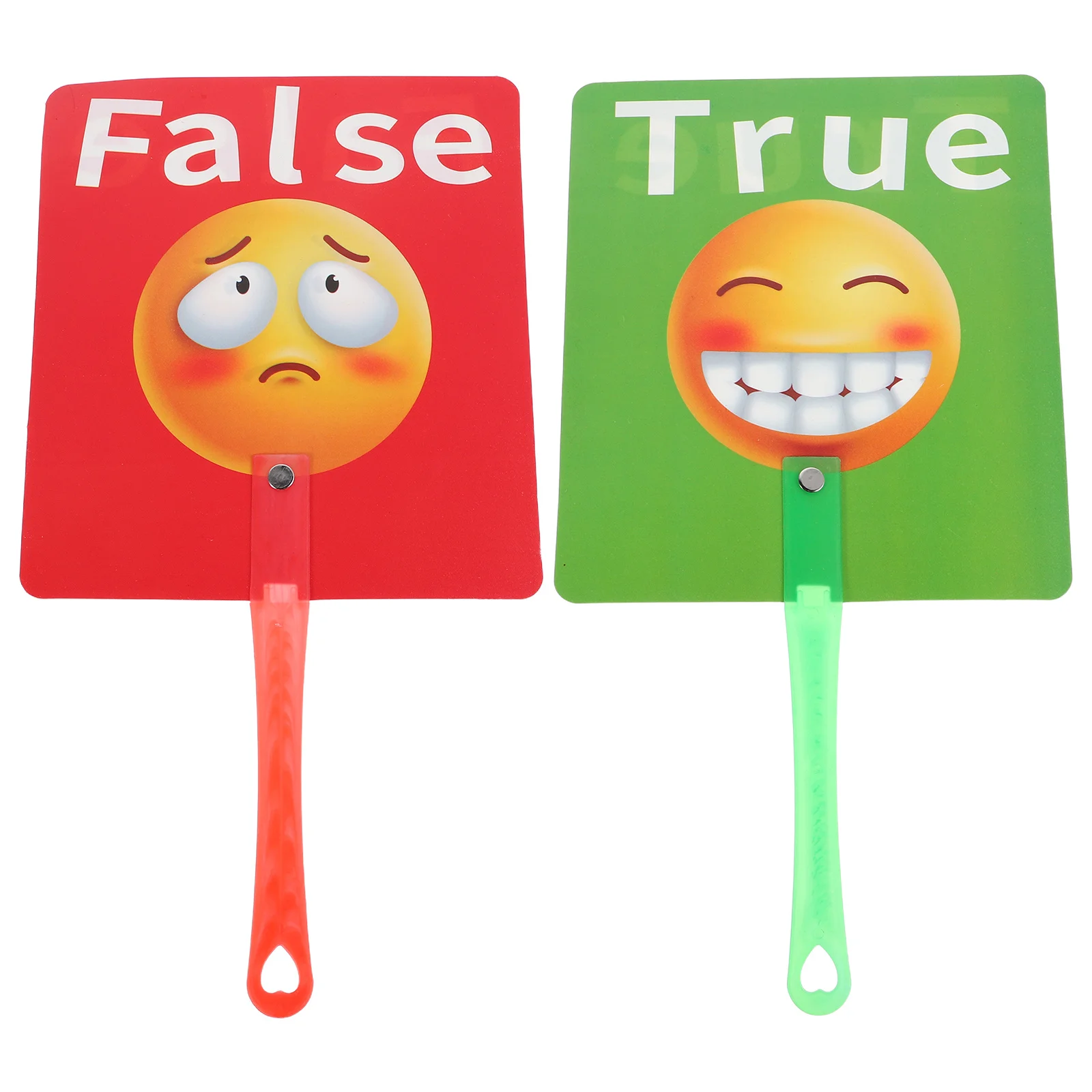 2pcs Early Education Show Hands Paddles Interactive Learning Tools For Classroom Response Boards Preschool Teaching Supplies