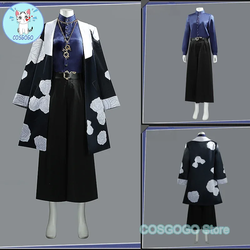 COSGOGO [Customized] Nijisanji Vtuber Leos Cosplay Costume Halloween Outfits Women New Suit Cloak Pants Kimono Coat Shirt