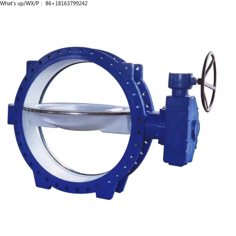 Фланцевый тип нового дизайна, двойной, три эксцентрика, большой размер Dn1200, 16-дюймовый дроссельный клапан с бабочками