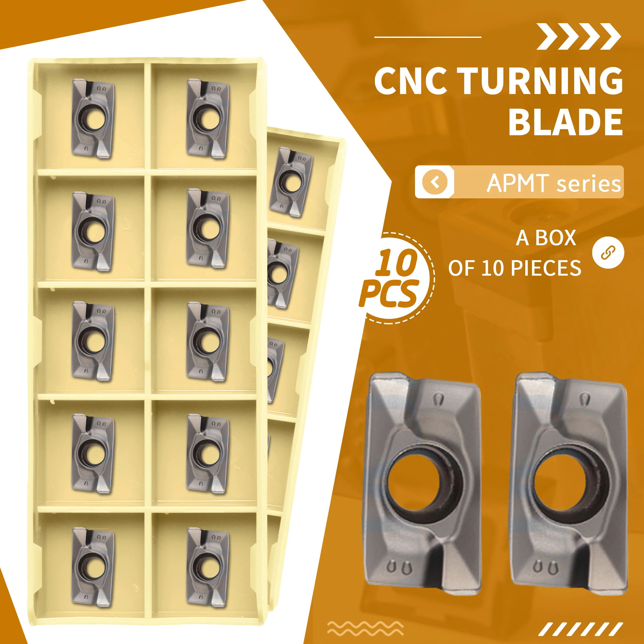 APMT1135PDER-XM NK9018 APMT1604PDER APMT1605PEER CNC Lathe Cutting Machining Tools Milling Blade Carbide Inserts High Quality