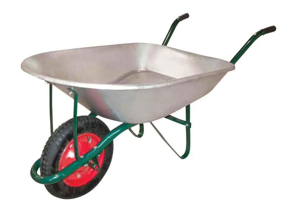 construction solid green wheel barrow WB3800