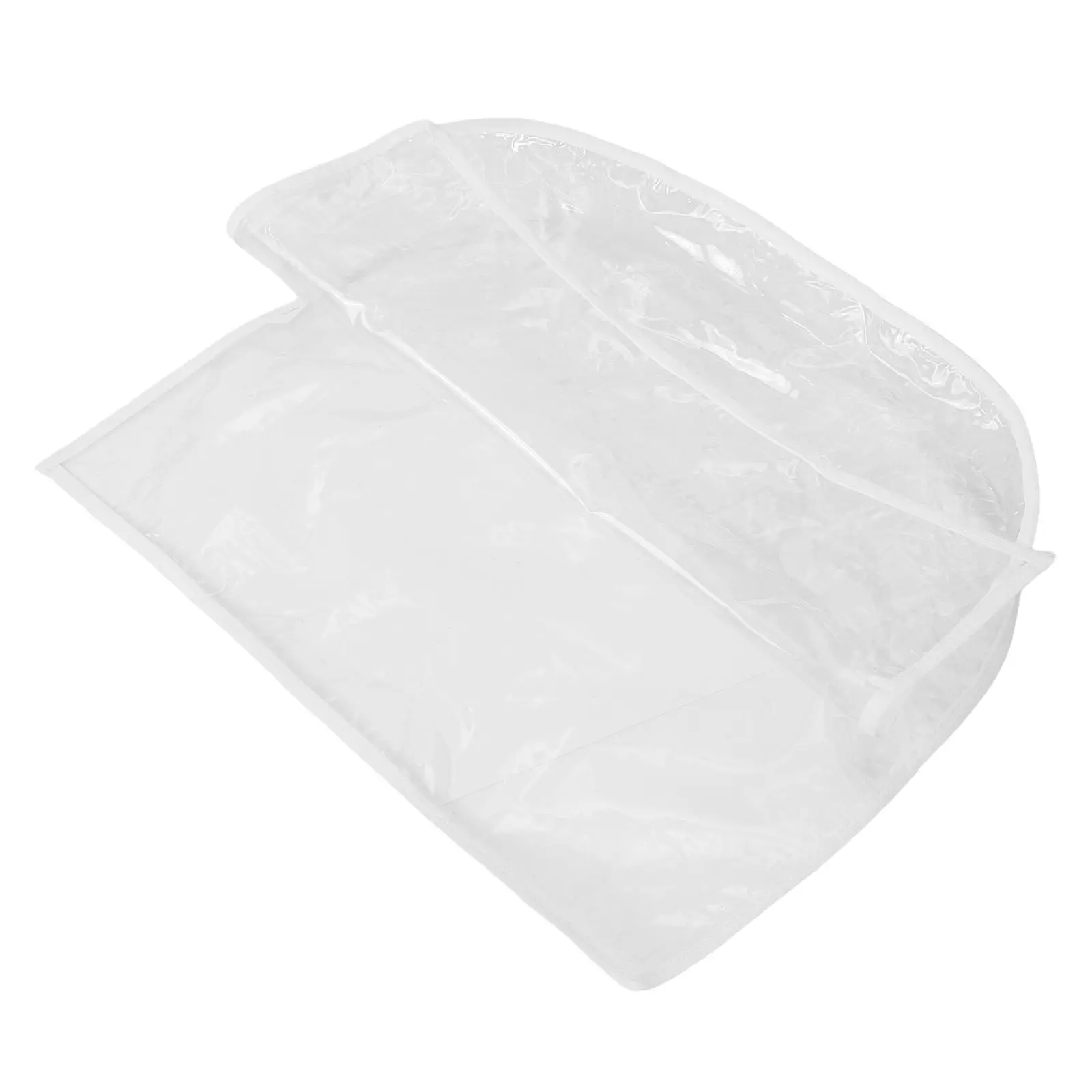 Salon Chair Cover Protector Clear Waterproof PVC Backrest Cover for Hair Styling Shampoo Chairs 51x40x12cm