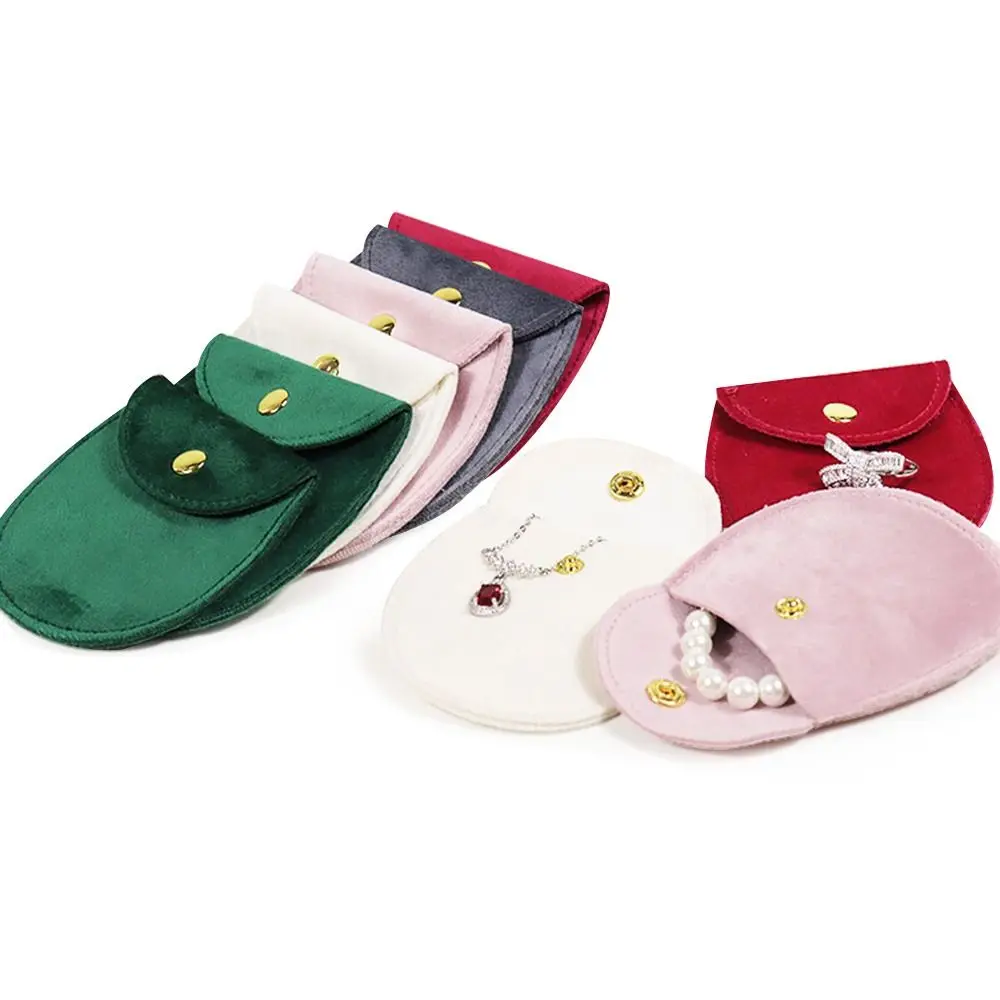 방진 선물 스냅 단추 포장 가방, 보석 가방 보관 파우치, 팔찌 가방