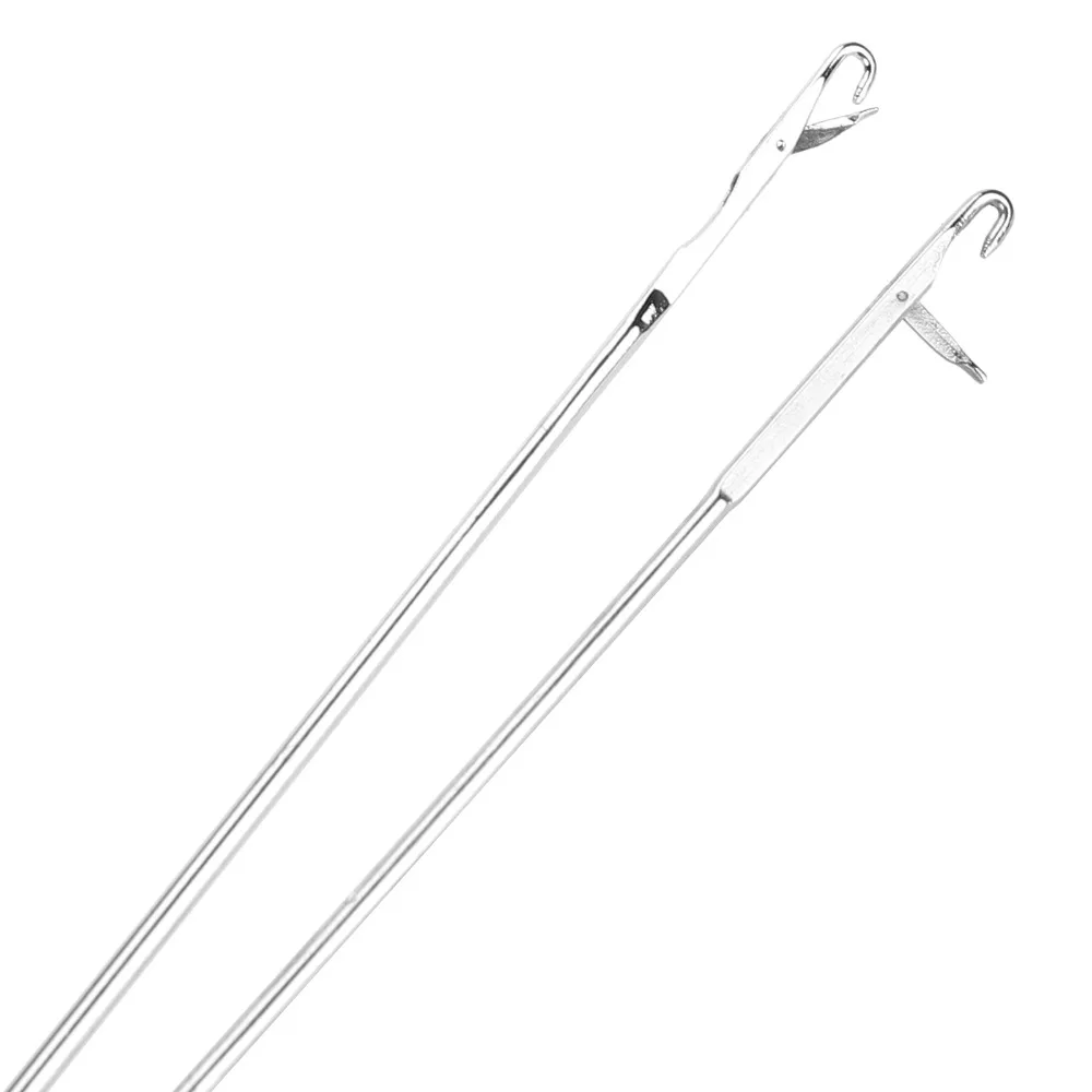 4Pcs Practical Stainless Steel Loop Turner Tool Latch Hook Design Drawstring Threader Hook Needle Inserter Tool DIY Projects