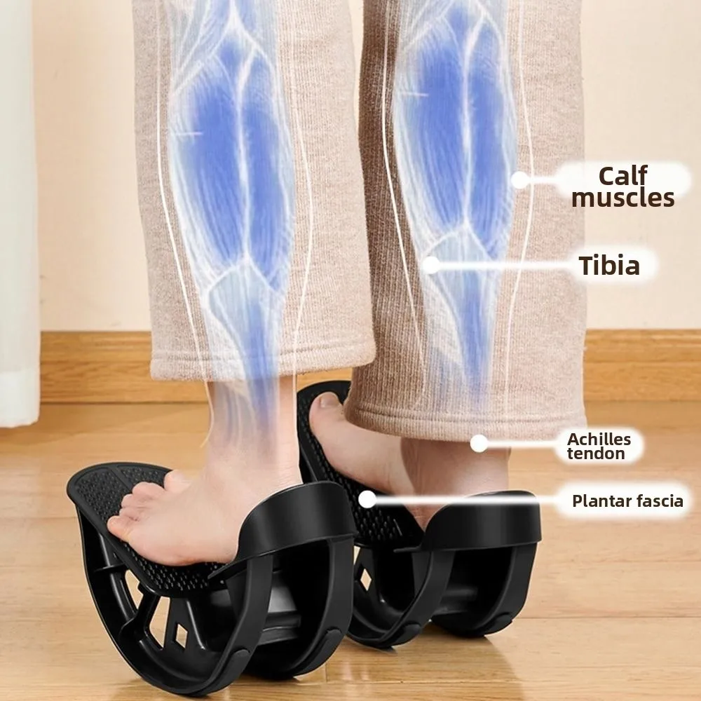 Portable Calf Stretching Wheel Large Load Bearing Massage Function Foot Rocker Board Enhanced Ankle Flexibility Comfortable
