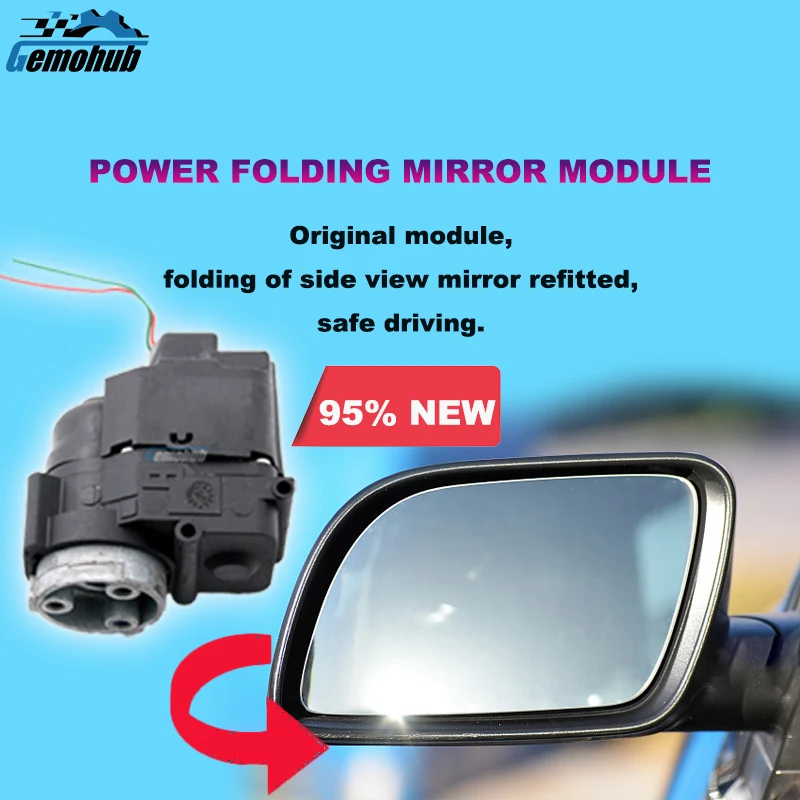 For Hyundai Veracruz H-1 Wagon Kia Cadenza Carnival SsangYong Kyron Korando side Mirror folding Motor Gear PCB Board Module hoop