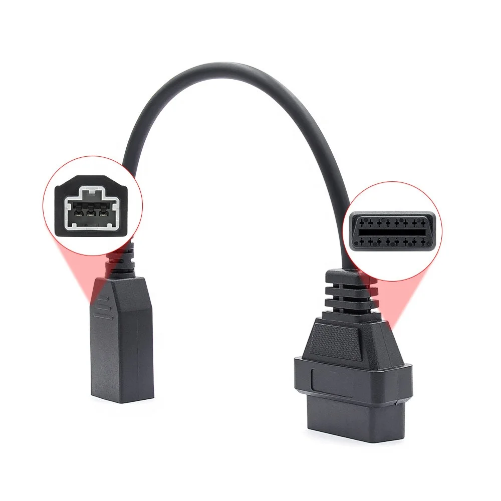 3PIN Compatible for Honda to 16PIN OBD2 Connector Cable Support Diagnostic Tool Connecting