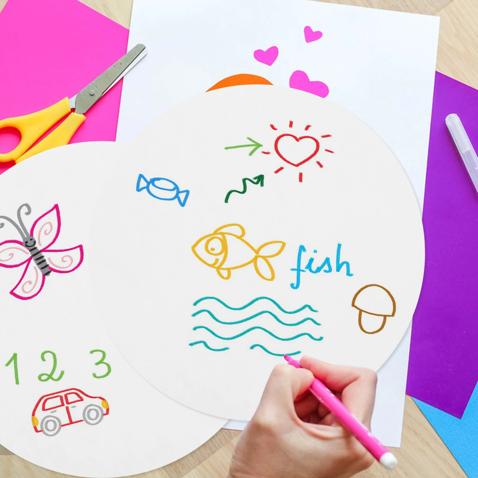 

Colorful Paper Card Drawing DIY Crafts Painting Cardboard Blank Paperboard Handmade Papers Jam Handcraft