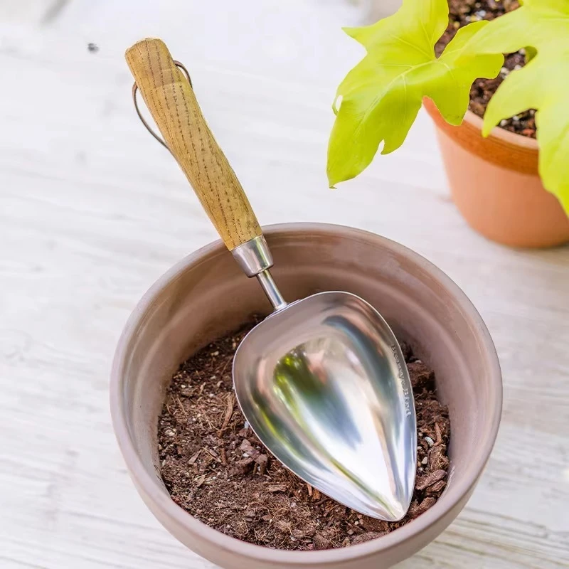 Horticultural Small Shovel Suit Stainless Steel Soil Digging, Planting and Basin Changing Tool