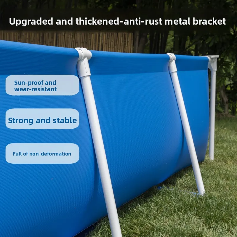 Zwembad met grote beugel Buitendakzwembad