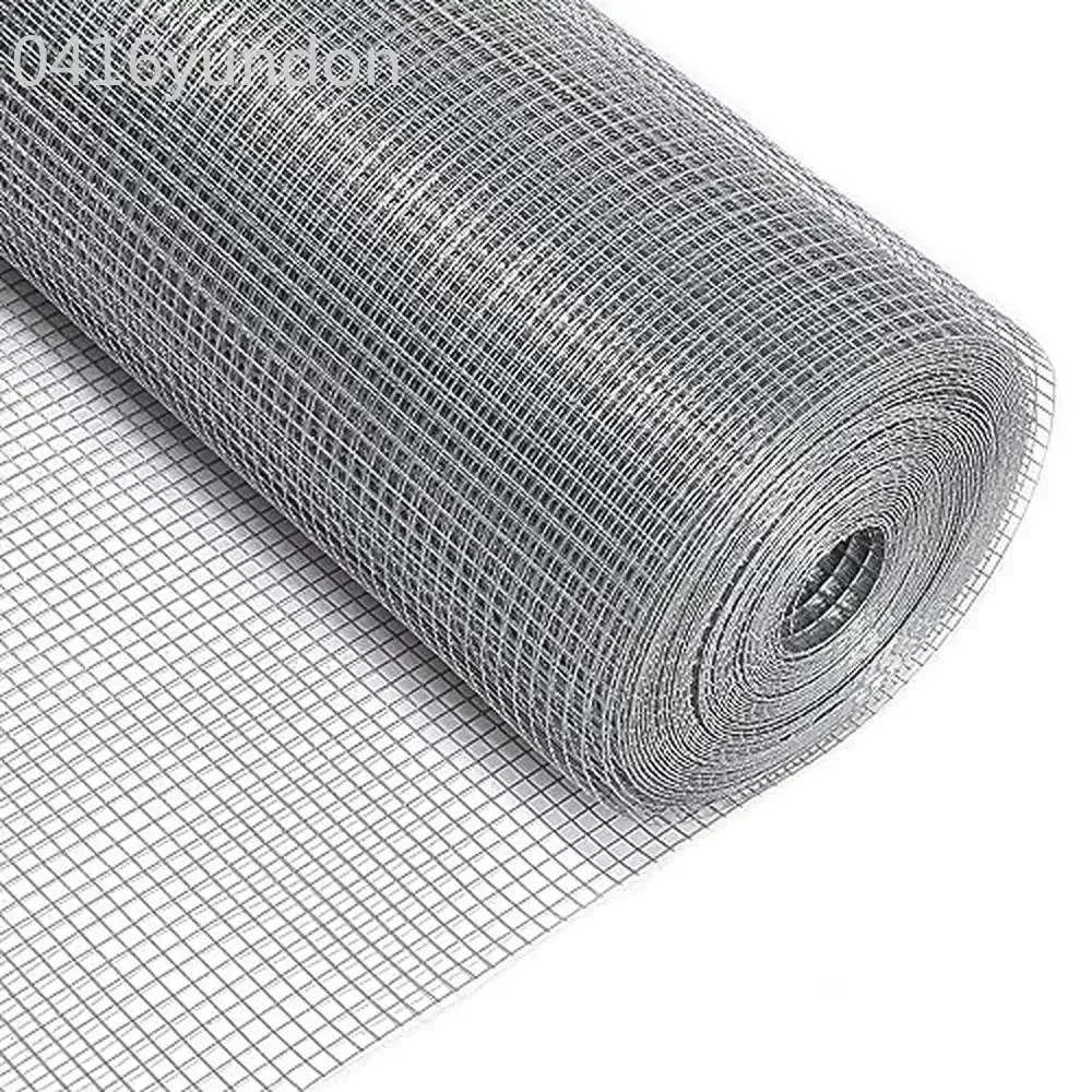 

1/4 inch Hardware Cloth 48x100 Ft Welded Fencing Mesh Roll Chicken Wire Gopher Fence Galvanized Steel Anti-Corrosion 23 Gauge