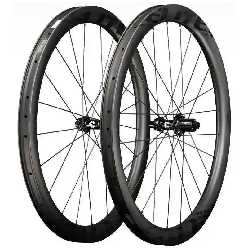 AliExpress ELITEWHEELS RSS Carbon Gravel Wheelset 700C 28mm Inner Width Tubeless Ready 120 POE 35/45mm Center Lock Disc Brake HG XDR
