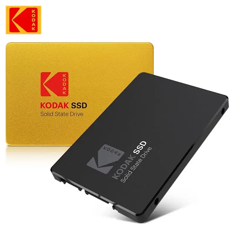 Original KODAK Internal SSD X120 128GB 256GB 512GB 1TB Hard Drive Metal 2.5 Inch Sata 3.0 Solid State Drives for Laptops Destops