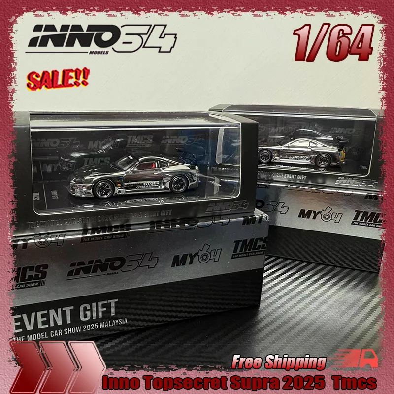 

New In Stock Inno 1:64 Topsecret Supra 2025 Malaysia Tmcs Organizer Exhibition Exclusive Alloy Model Custom Collectible Toy Gift