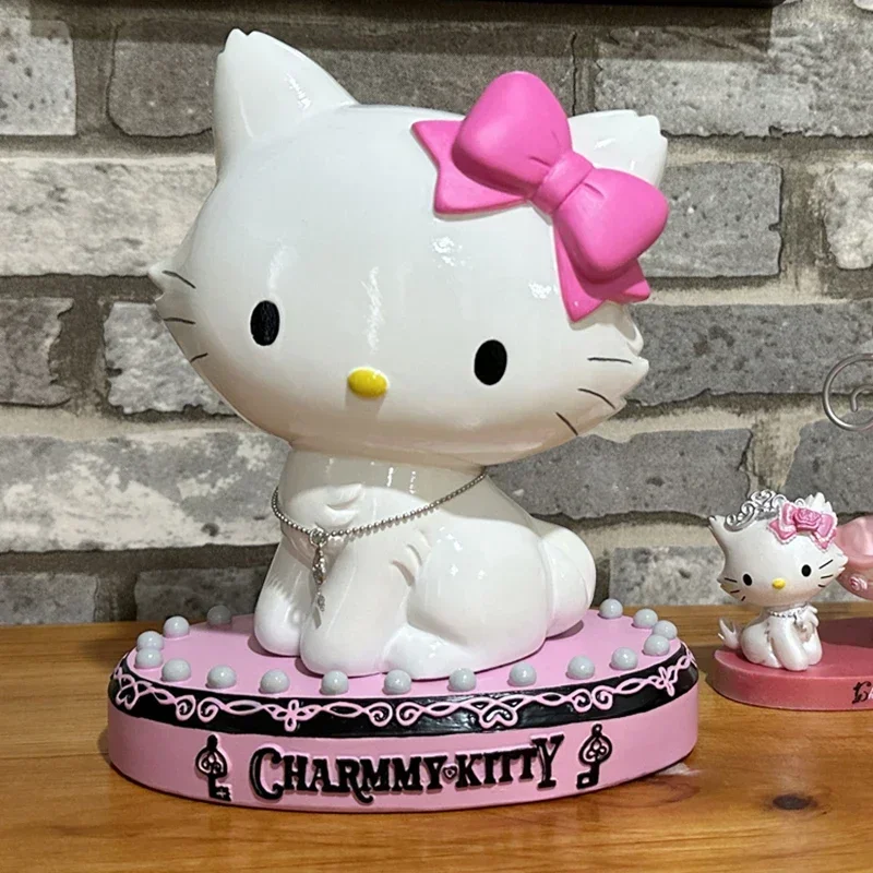 

2024 Miniso Sanrio Charmmy Kitty Resin Bank Money Box Saving Coin Money Box Coin Piggy Bank Toy Home Ornament For Children Gift