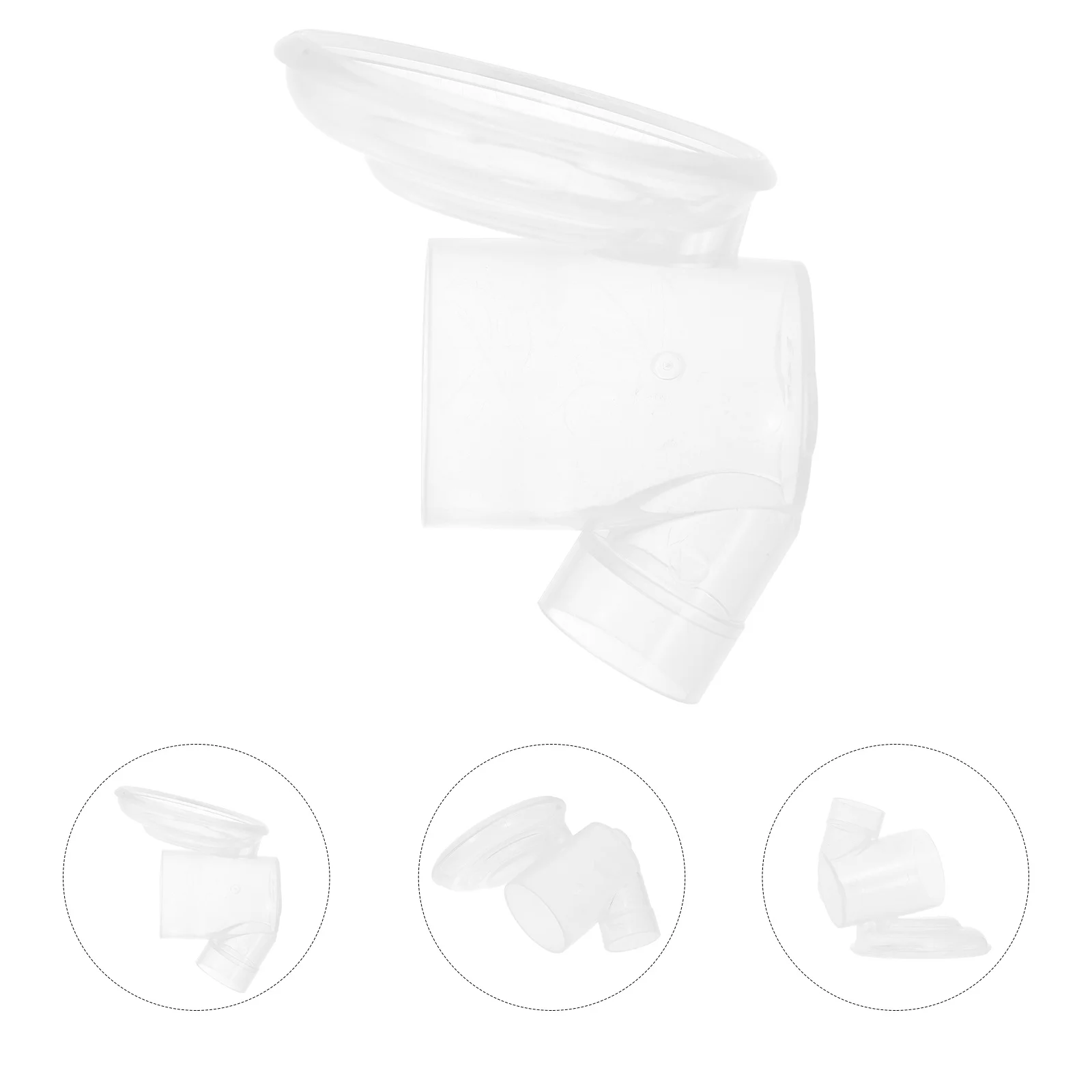 

1pc Electric Breast Accessory Premium Pp Material Safe Durable Practical For Wearable Breastfeeding Pump Transparent Color