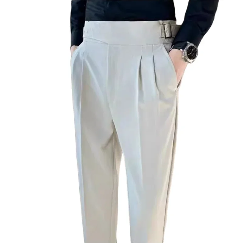 Men Adjustable Jogging Sweatpants Slim Fit Casual Trousers Fashion Gym Joggers  Man Breathable Sport Running Pants Man Clothing