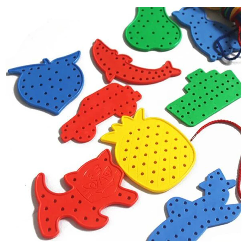 Busy Board Montessori Lacing Threading Toys For Toddler Fine Motor Skills Sensory Development Educational Best Gifts