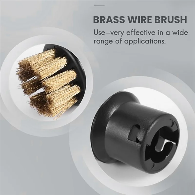 A94E-5szt. Mosiężna szczotka z włosiem miedzianym do części KARCHER SC1 SC1020 SC1052 SC1030 SC1122 SC1125