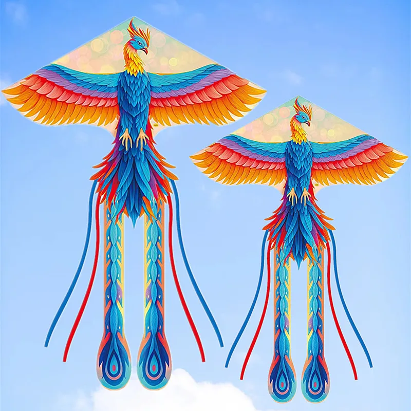 free shipping phoenix kite outdoor toys dragon flying kite drachen aufblasbar wind kite children paper kite linha de pipa hoka