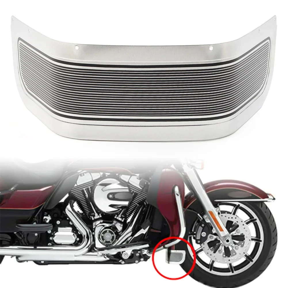 Aluminum Motorbike Front Fender Trim Mudguard Skirt for Harley Touring Road/Electra/Street Glide 1980-2013 FLHR FLH FLHT