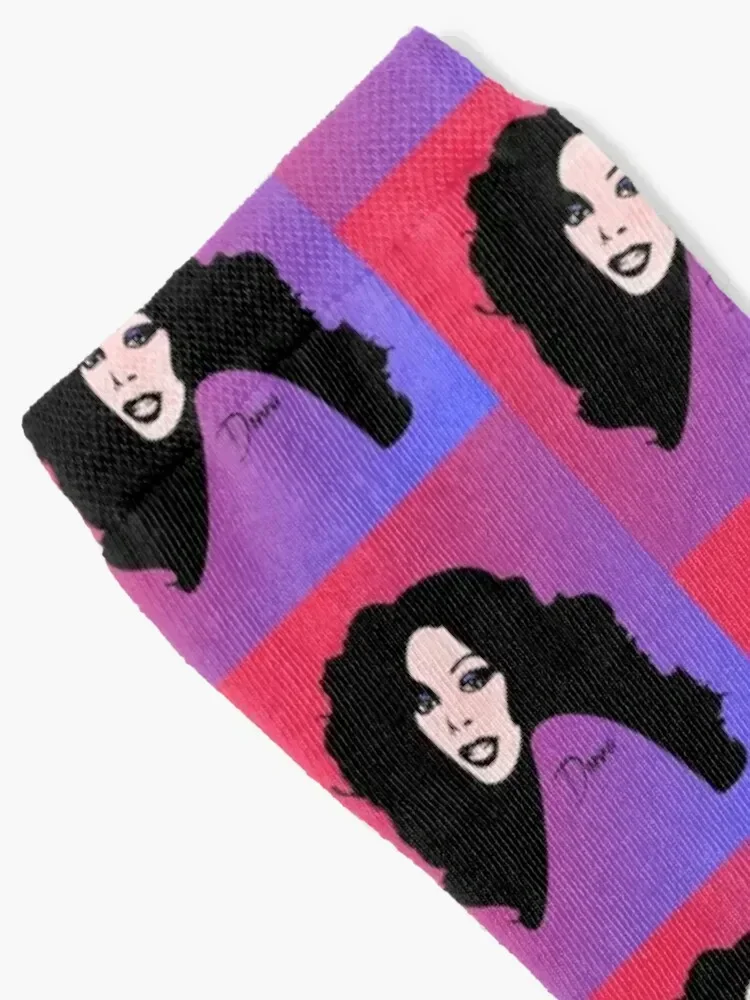 Donna Summer | Pop Art Socks FASHION hiphop designer cycling Socks For Men Women's