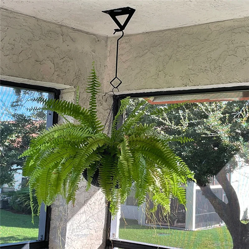 ABFI Extension Steel S Hooks Large Heavy Duty Hanging Tool Plant Hangers For Home Decoration Shopwindow Clothes Window Plants