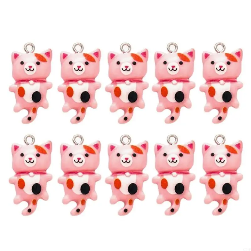 Handmade Resin Figurine Set Cartoon Pendant DIY Resin Figurine with Customizable Colors