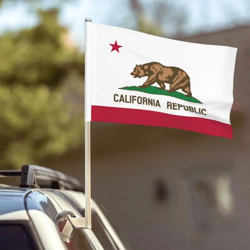 12x18inch California Flag 30x45cm Car Flags