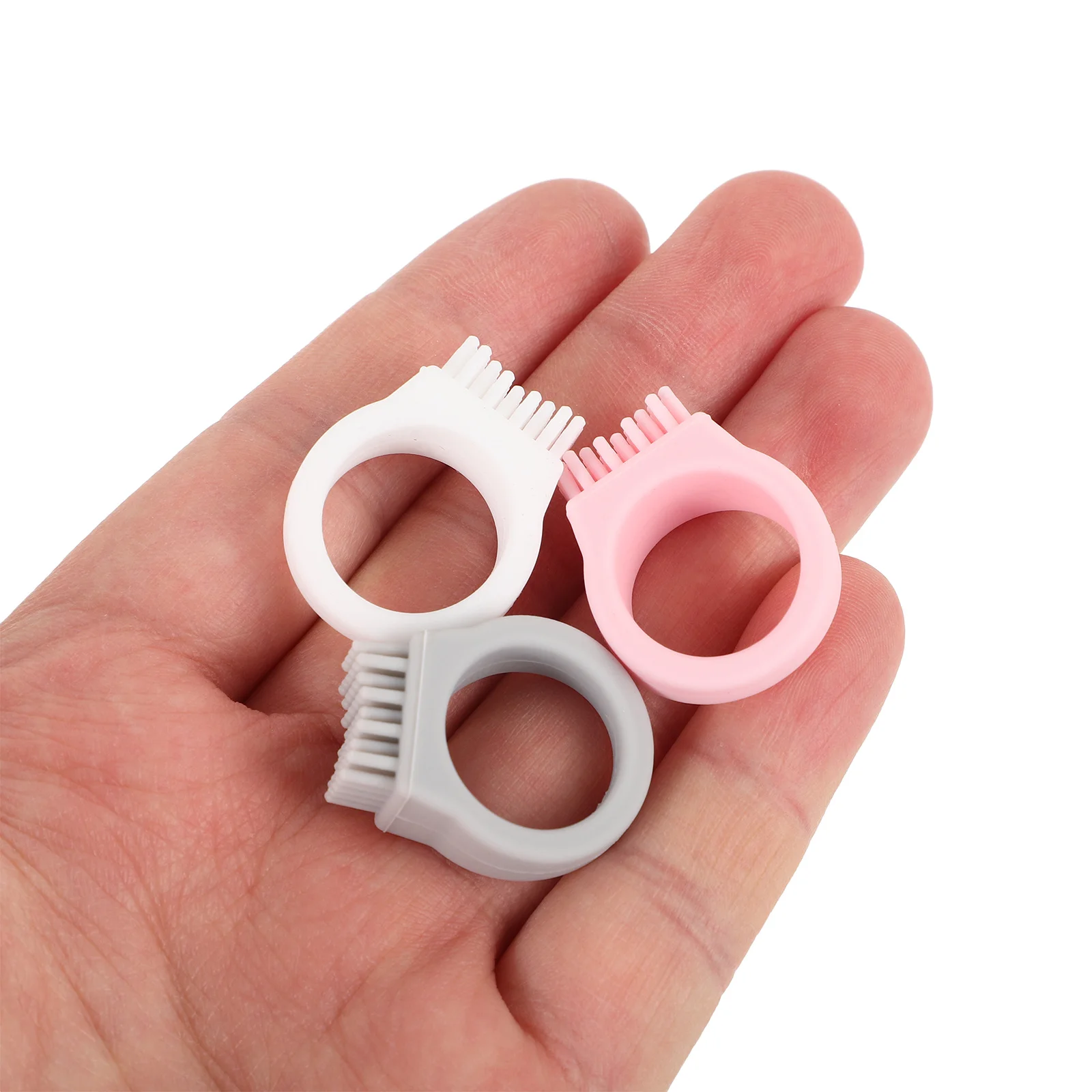 

6pcs Portable Toothbrushes Mini Size Small Toothbrush For Traveler Hiking Camping Teeth Cleaning Tools Soft Bristles Ring