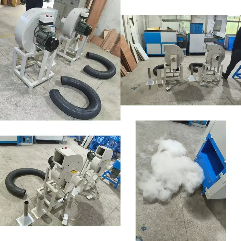 Automatic Cotton Yarn Opener Waste Stuff Filler Recycling Machine Polyester Fiber Cotton Opening Pillow Stuffing Filling