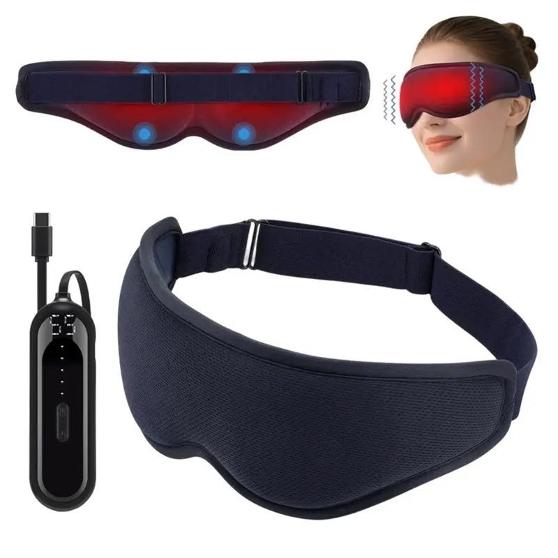 ABIT Reusable Electric Heating Eye Mask Steam Eye Massager For Sleeping Anti-Dark-Circle Eye Care Puffiness Patch