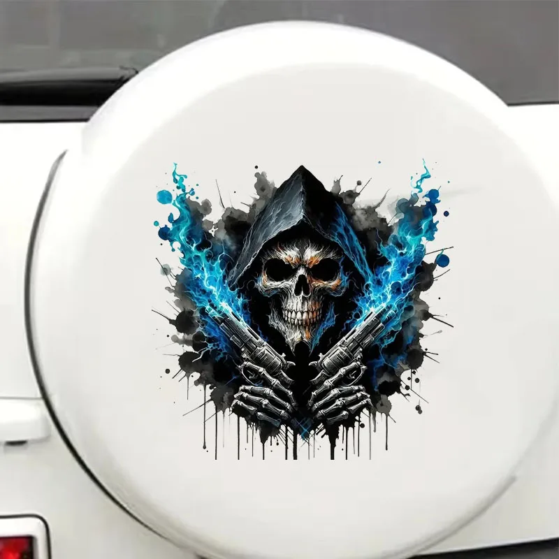 

Car Vinyl Decal Magic Skull Creative Design Sticker Waterproof Removable for Car Motorcycle Laptop Auto Body Decoration
