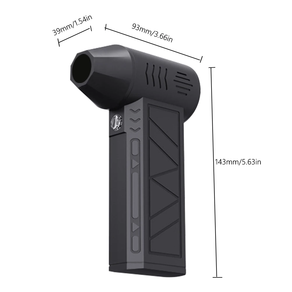

Mini Fan Rechargeable Electric Air Duster with Light Handheld Duct Fan Jet Dry Blower for Laptop Computers Keyboard