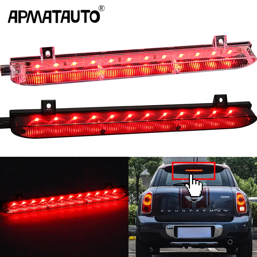 LED Drittes 3. Hochmontiertes Bremslicht für Mini Cooper R56 2005–2010 Mini Cooper R60 Countryman 2010–2016 OEM: 63257221834