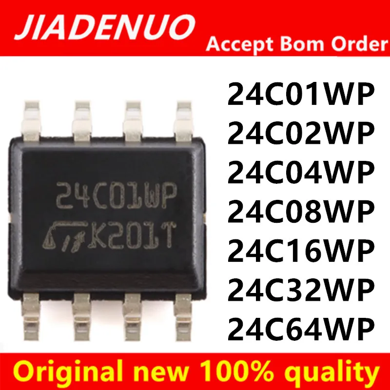 (10piece) New 24C01WP 24C02WP 24C04WP 24C08WP 24C16WP 24C32WP 24C64WP M24C01 M24C02 M24C04 M24C08 M24C16 M24C32 M24C64 -WMN6TP