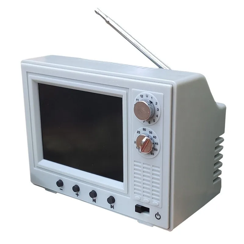 Mini small TV can watch and play 12-minute baby house miniature scene furniture model living room food and play props