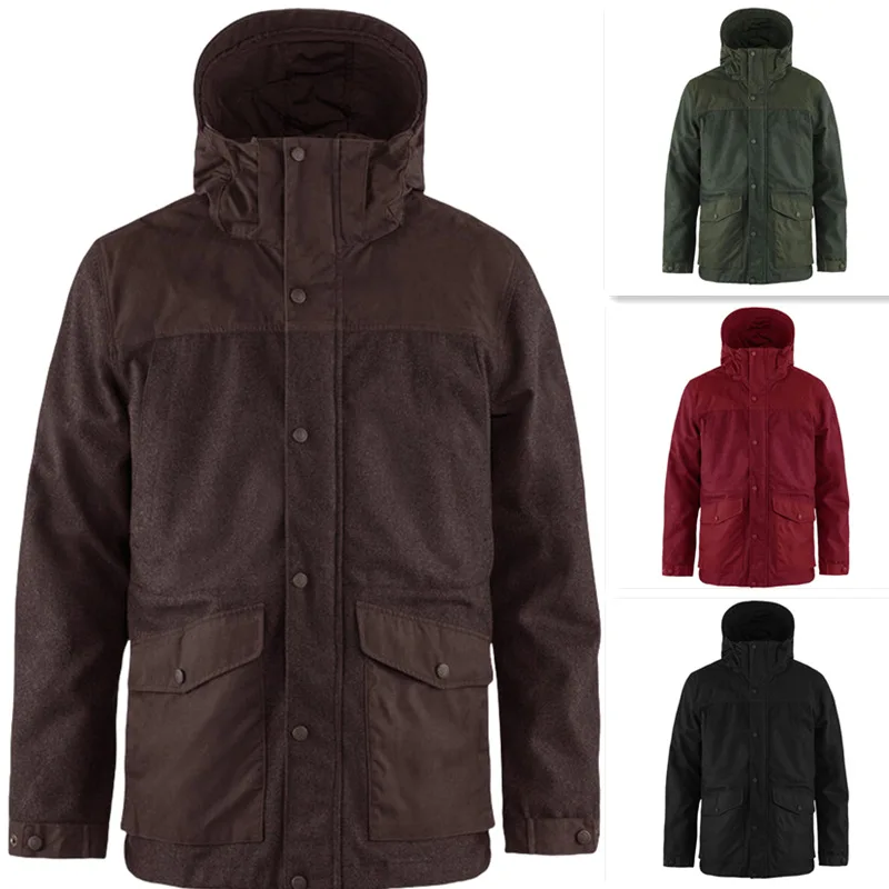 New Casual Fashion Versatile American Retro Men's Coat Multi-color Outdoor Tooling Jacket