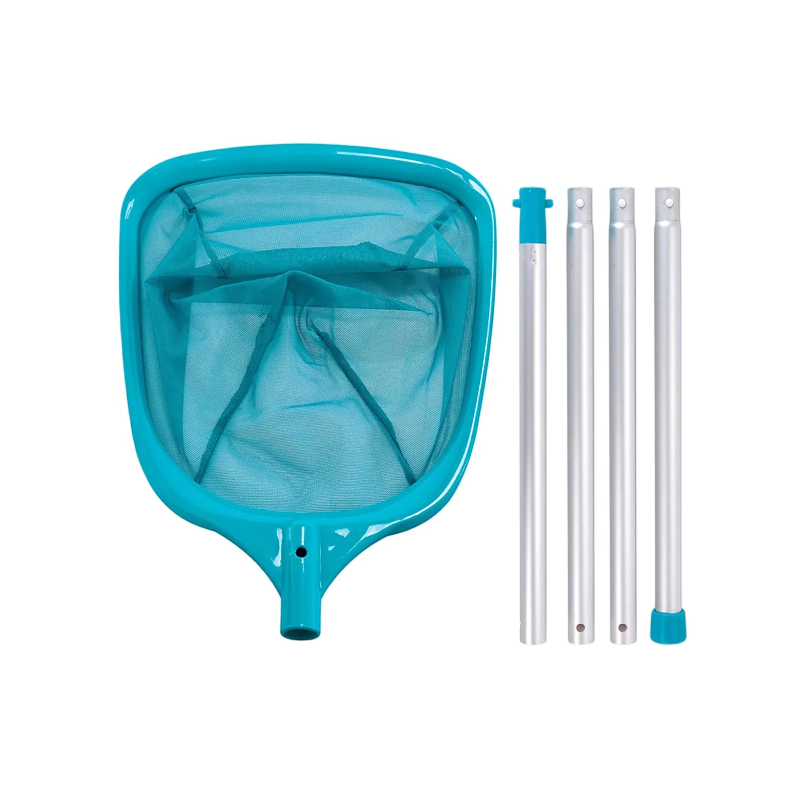 

New Swimming Pool Cleaning Net Swimming Pool Leaf Collector Net Rubbish Skimmer Retractable Pole Fine Mesh Skimmer Accessories