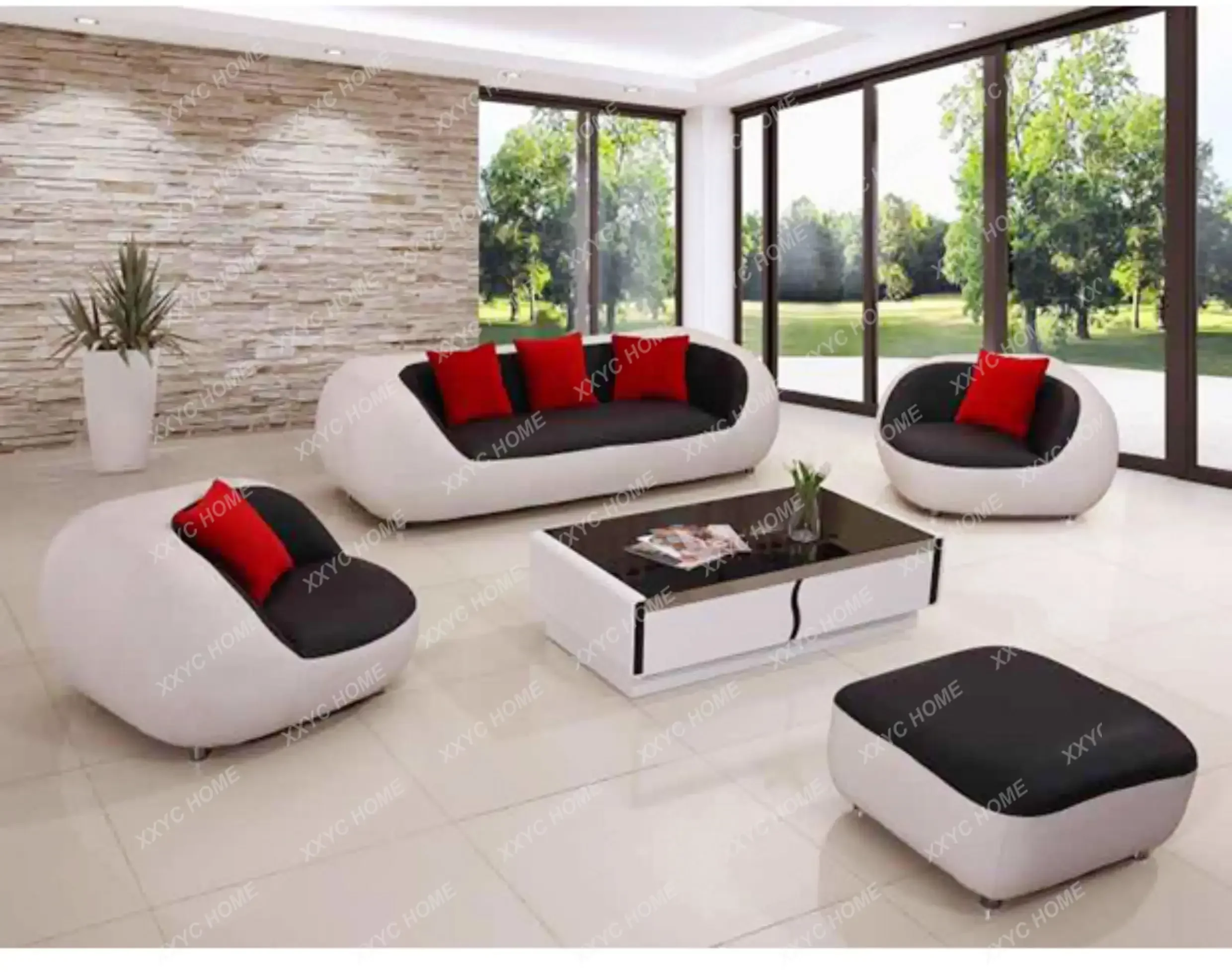 

Living Room Sofas Luxury Designer Modern Aesthetic Living Room Sofas Universal Muebles Space Saving Furniture