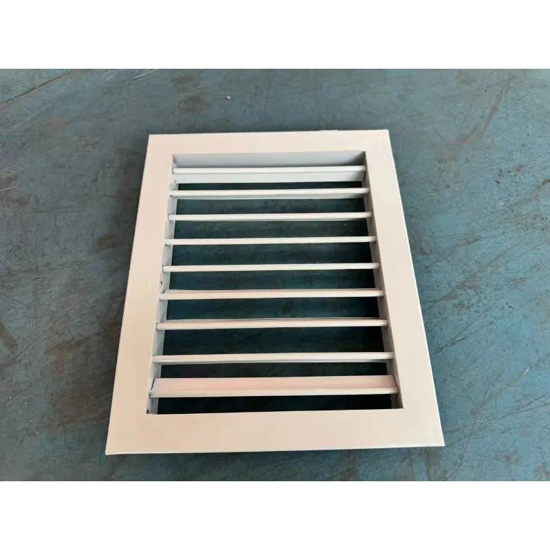 Aluminum square single-layer louvered vents, adjustable central out-trend grille, back-trend thickened aluminum HVAC vents