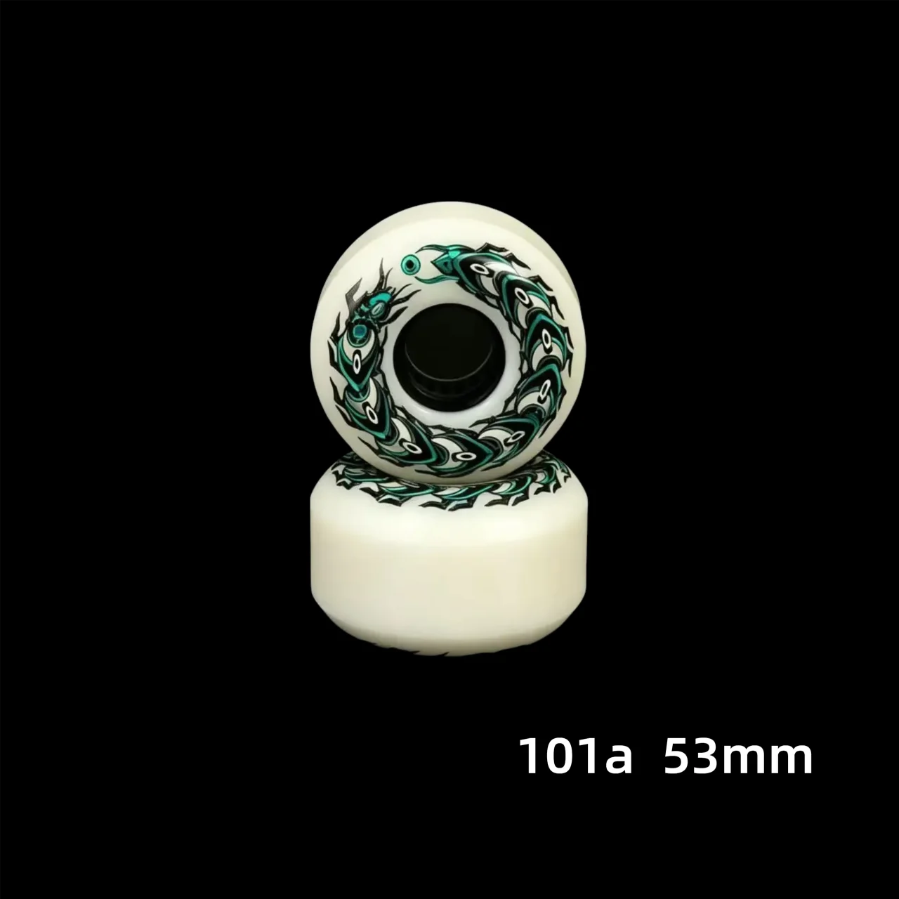 4Pcs Skate Wheels 90A/101A/104A Wearproof for Double Kick Land Surf Board Street Cruising Tricks Beginner Pro Skate Parts