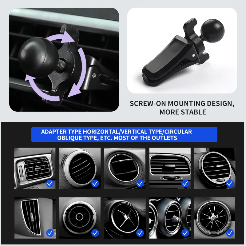 Car Phone Holder Air Vent Clip Cell Mobile Stand Support For SAAB Scania 93 9000 95 900 9-4X 9-7X 9-2X 9-X 600 99 97 Monster GT7