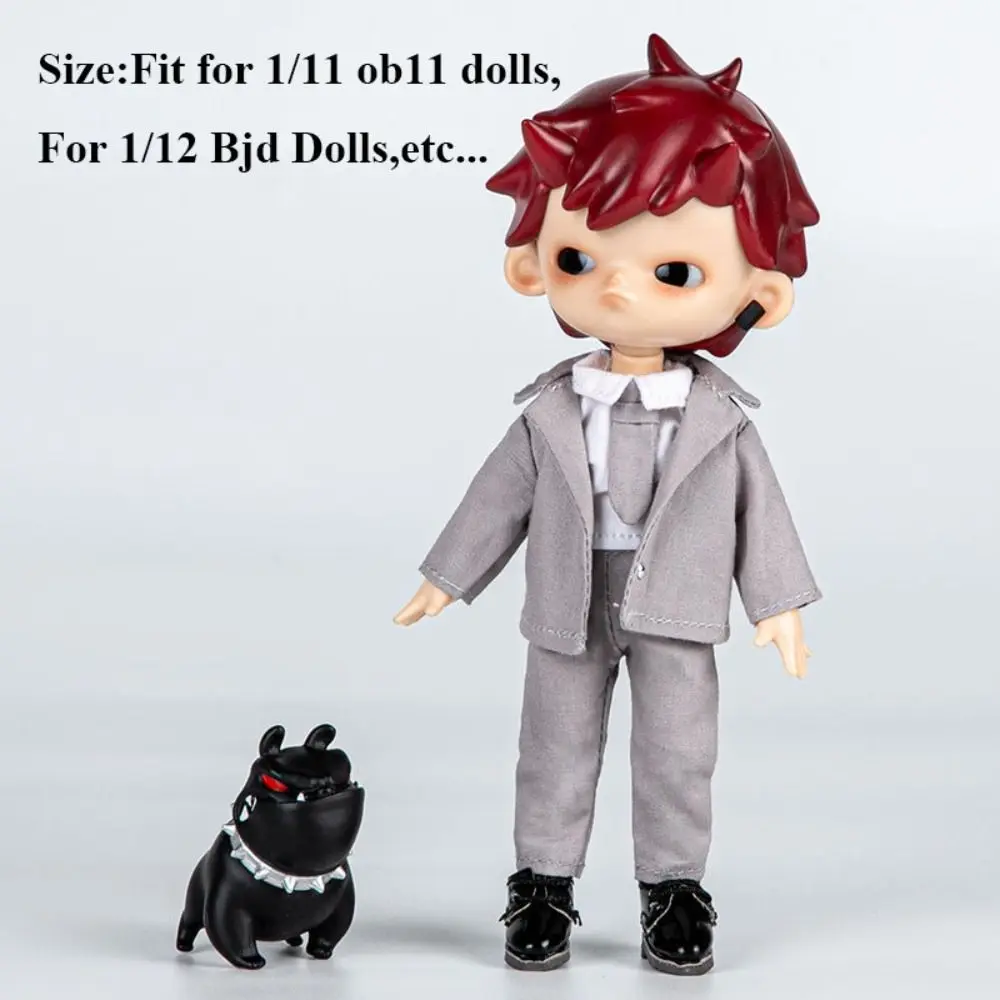 ファッションコートズボンかわいいミニ衣装シャツパンツセット DIY アクセサリー OB11 服 1/11 OB11/オビツ 11 ドール/1/12Bjd 人形用