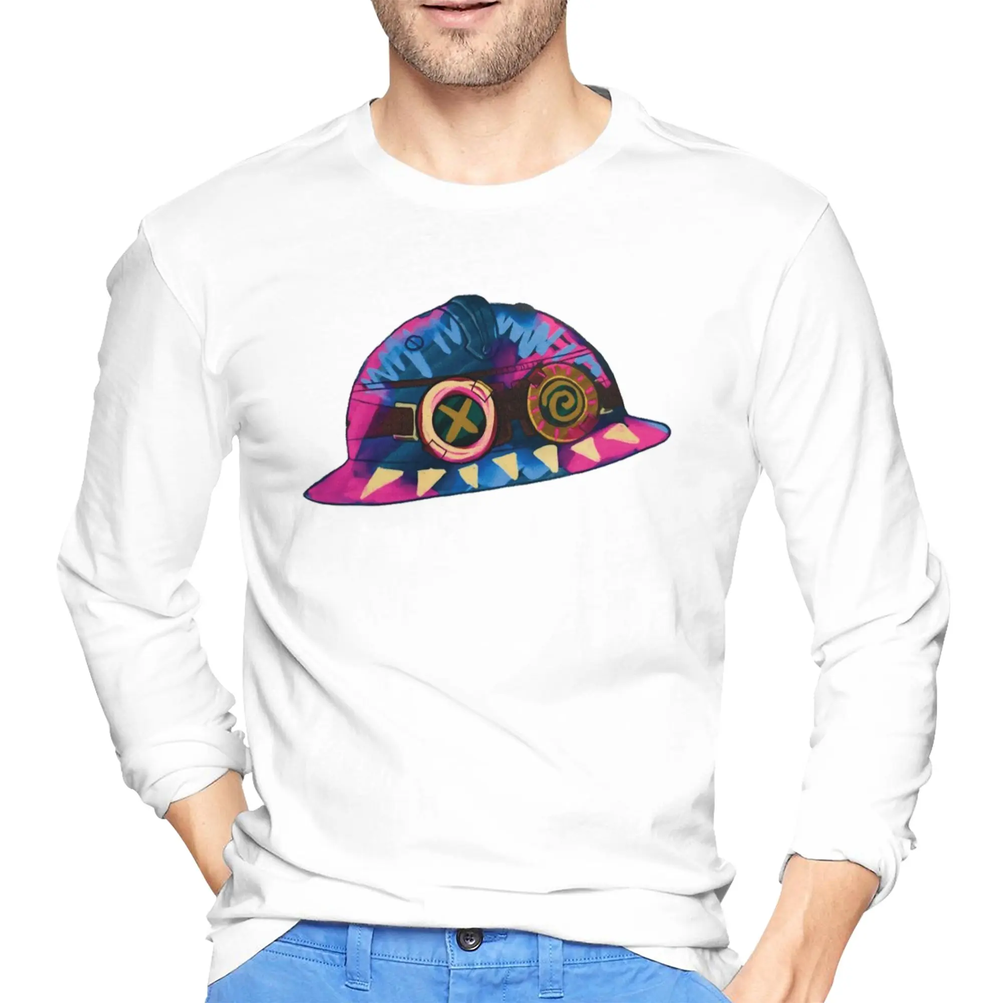 

Isha Hat Мужская футболка с длинными рукавами Модные футболки с круглым вырезом Весенние и осенние мужские топы