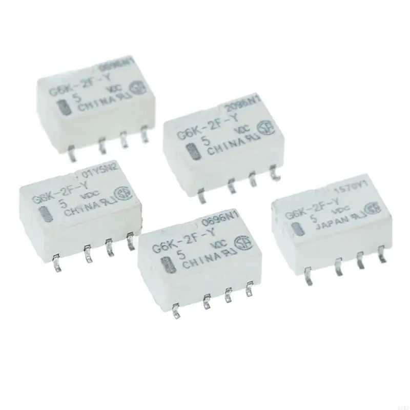 Component 5V G6K-2F-Y, Small Pin-Mount Control Part 5 Pack for Board Repair, Automation Equipment and Appliance K1KF