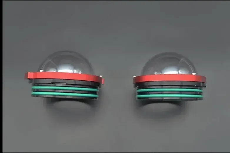 Optical Pc Dome Cover 1000 M Pressure-Resistant Underwater Robot ROV Camera Dome Cover 110 Outer Diameter
