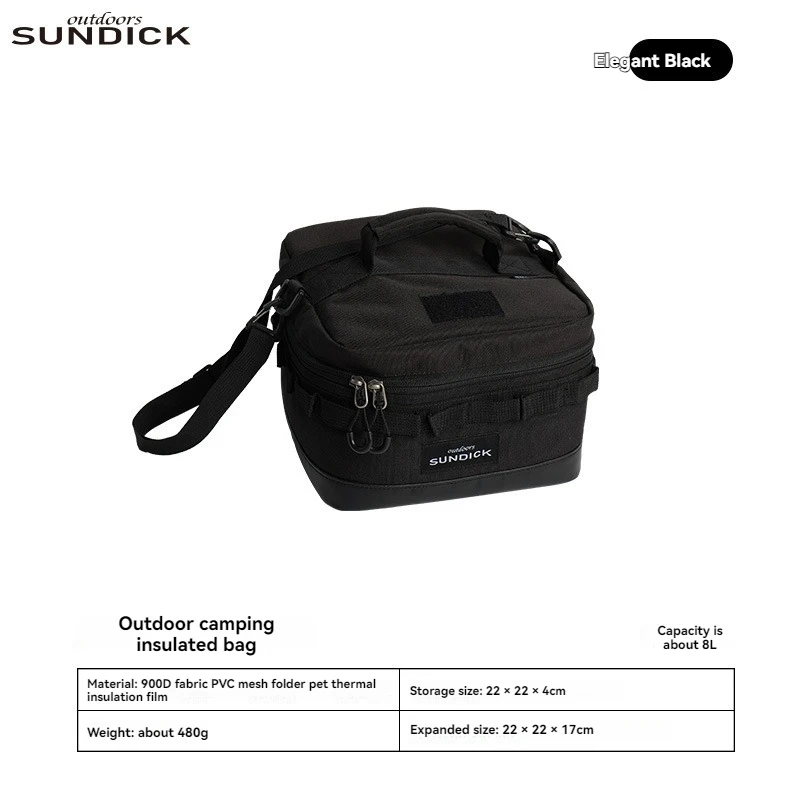 1 black/brown/Army green/camo optional camping insulated outdoor camping bowl cup storage bag image 6